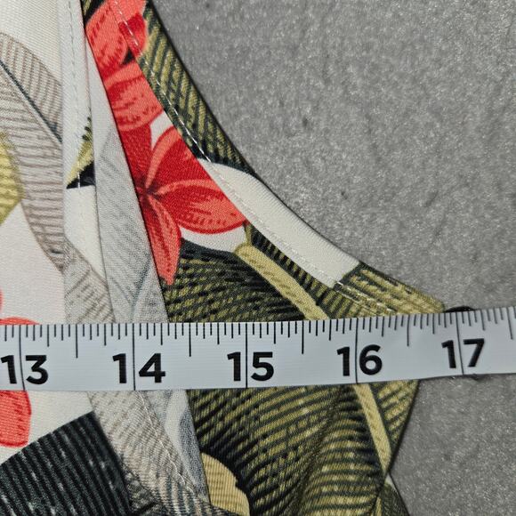 S&S Aloha Fashion Womens Midi Sundress Floral Hibiscus Turtles Stretch Vacation - Picture 10 of 10